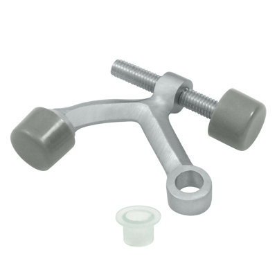 Charnière à charnière Deltana HP70U26D; Fixation par charnière Finition chrome satiné
