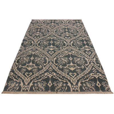 Broaddus Wool Damask Indoor Rug