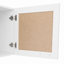 Ensemble de meubles de cuisine Millwood Pines Ashura 39,3 po (100 cm) de largeur, en bois fabriqué, comprenant un meuble sous-évier et un meuble haut, blanc.-121417048