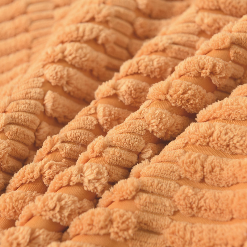  Housse pour repose-pieds Boucle, Carré 20 po, Orange