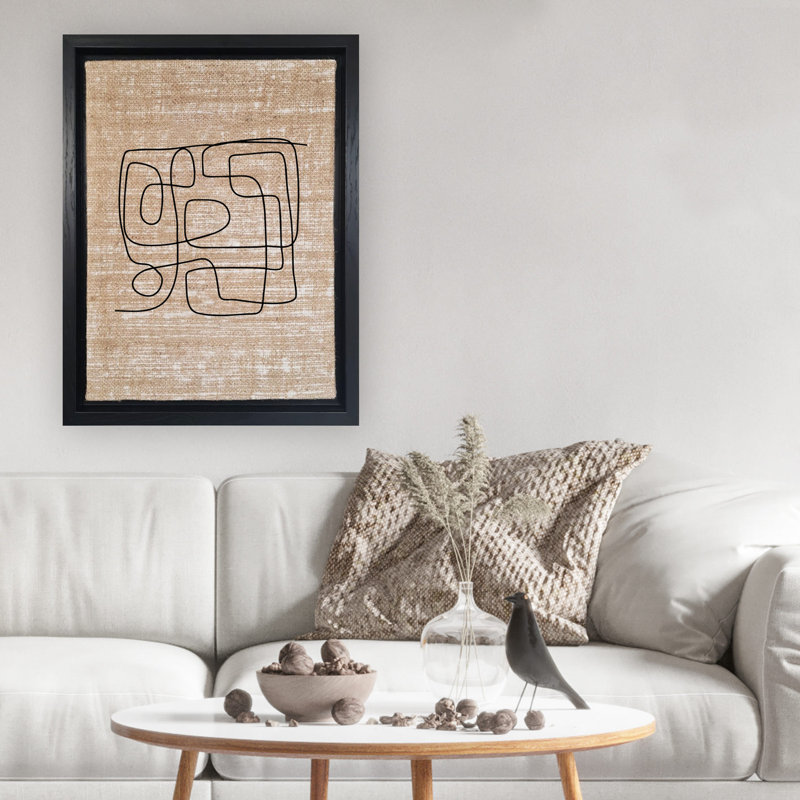 Decorative Canvas Painting, Black