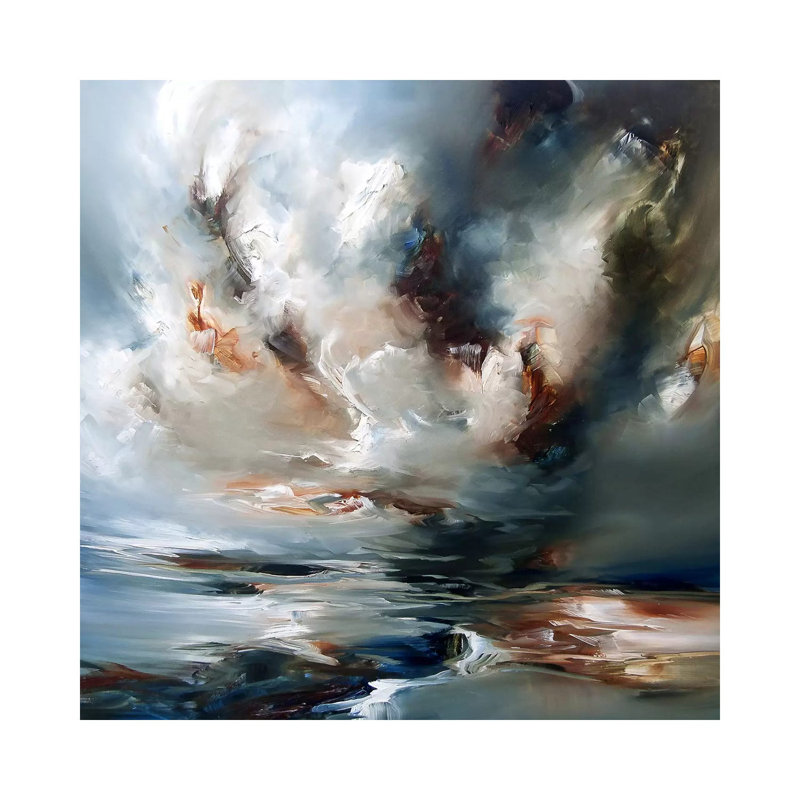 «Heaven's Place» par J.A Art - impression d'art graphique, H 26 po x l 26 po x P 1,5 po, Toile tendue
