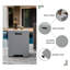 Ensemble de conversation modulaire en rotin avec coussins Tanbir-1237170991