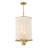 Wynwood 4-Light Chandelier in Warm Brass