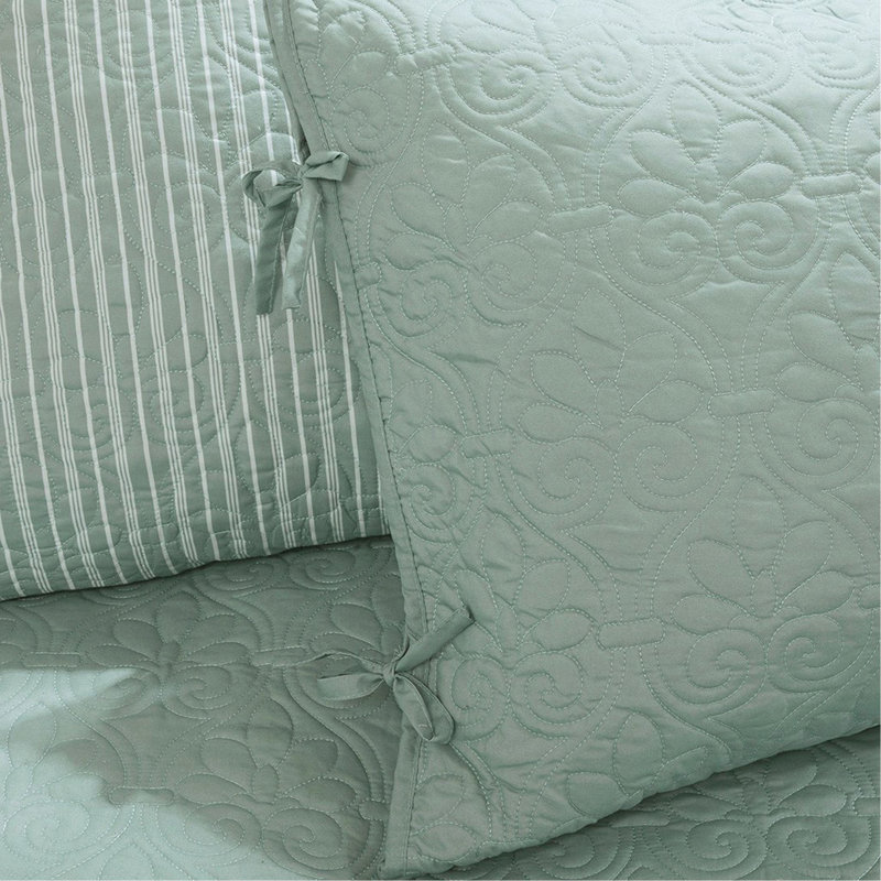 6 Piece Reversible Daybed Cover Set Daybed, Seafoam