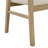 Solenne Mid-Century Modern Solid Wood & Cane Upholstered Loveseat with Curved Frame-124279736