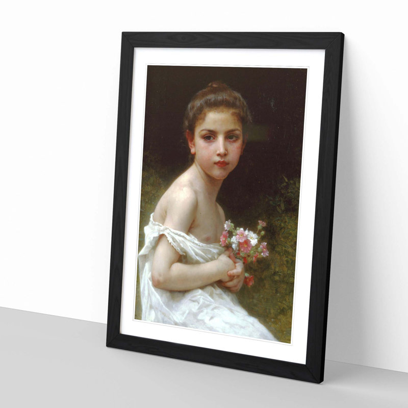 William Adolphe Bouguereau - Single Picture Frame Print, Black