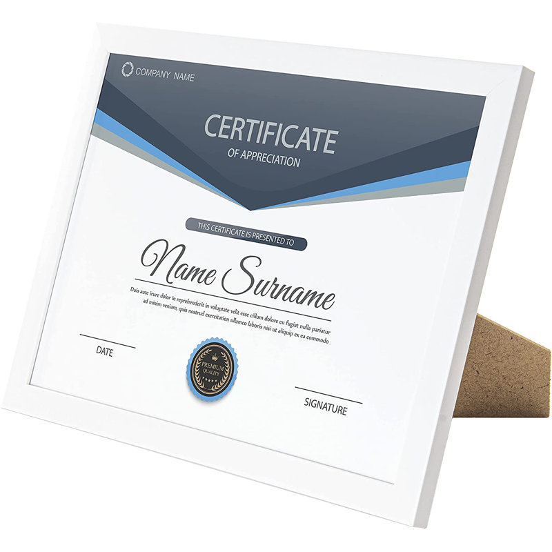 White Matte Picture Frame