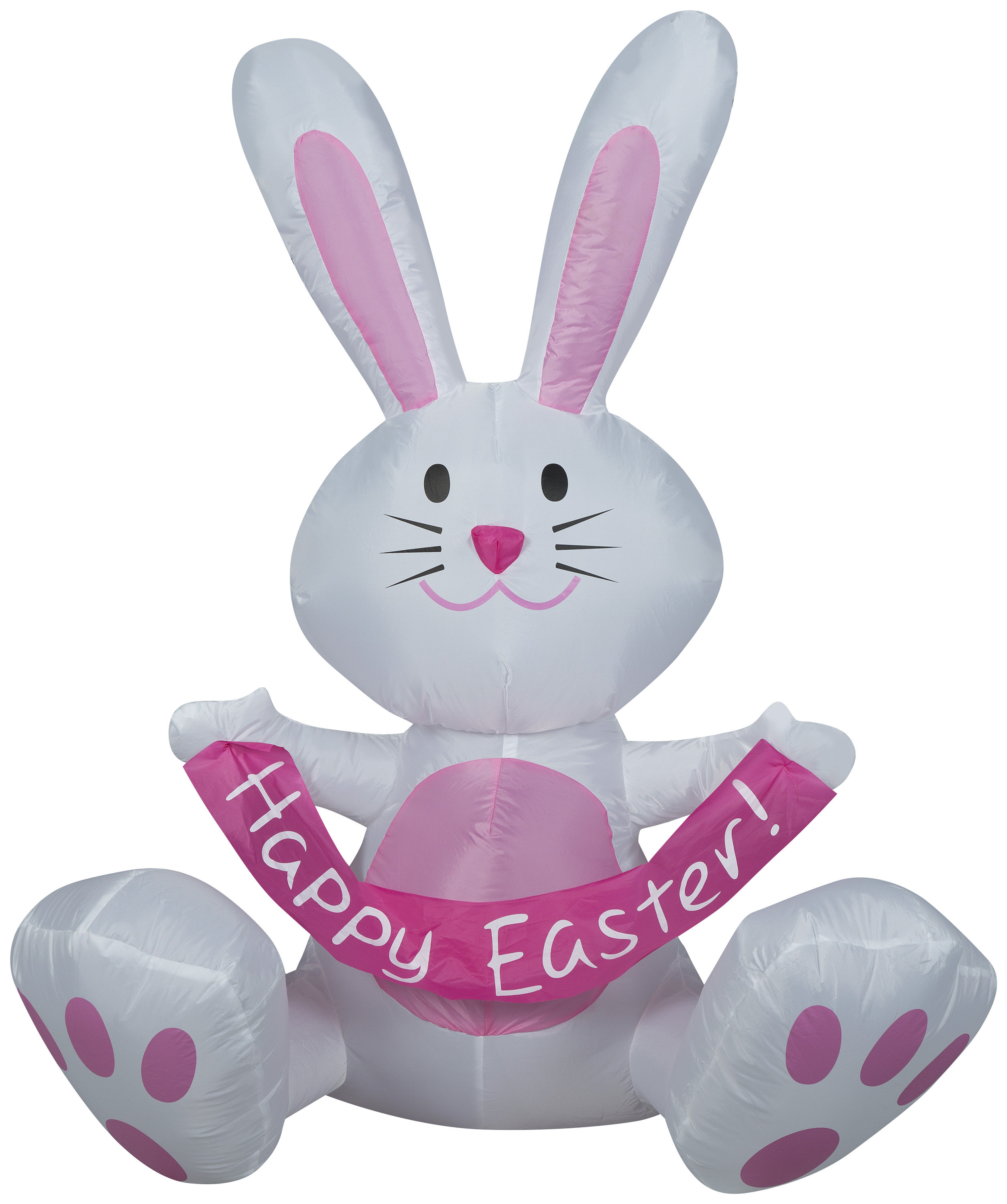 The Holiday Aisle® Air Blown Easter Bunny Inflatable and Lighted ...