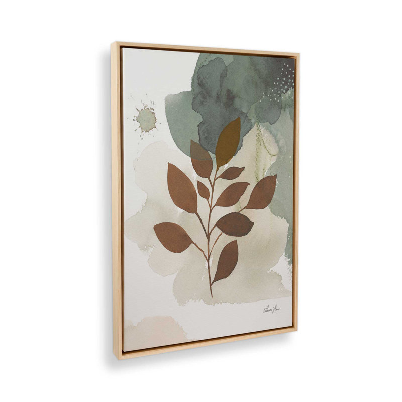 Harmonic Leaves I, reproduction sur toile dans un cadre, H 12,75 po x l 8,75 po, Érable américain