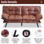 Canapé-lit convertible 71 po, canapé-lit futon simple-95924557