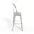 30" Metal Bar Stool (Set Of 2) - White