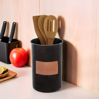 Metal Utensil Crock
