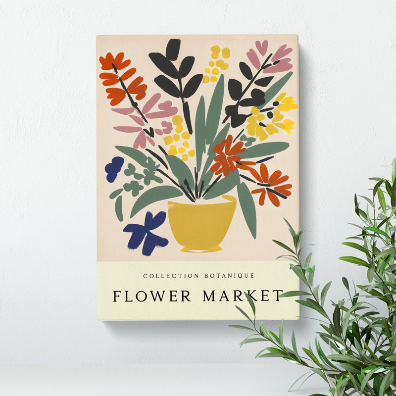 XMKTMKT-154 Collection Flower Market Exhibition No.3 - Wrapped Canvas Print