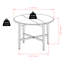 Solid Wood Top Trestle Dining Set