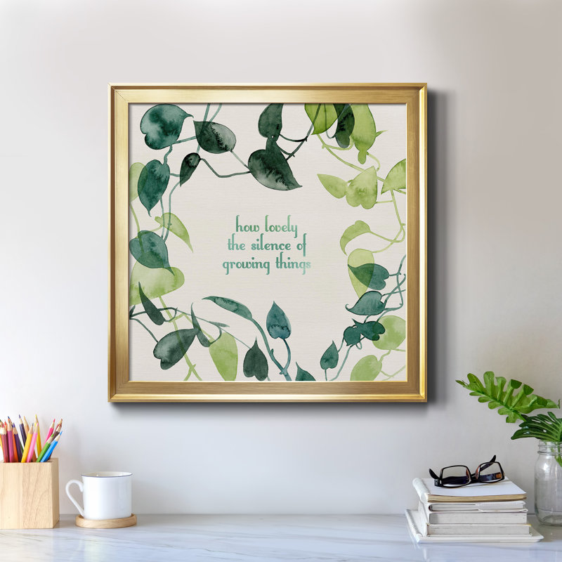 «Magic Grows II», reproduction encadrée de qualité supérieure - prête à être accrochée, H 17,5 po x l 17,5 po x P 1,5 po