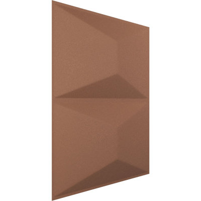 Panneau mural décoratif 3D en cuivre vieilli l 19 5/8 po x H 19 5/8 po Aberdeen EnduraWall (couvre 2,67 pieds carrés)