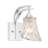 1 - Light Dimmable Chrome Armed Sconce
