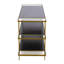 Console Carrick - Acajou foncé