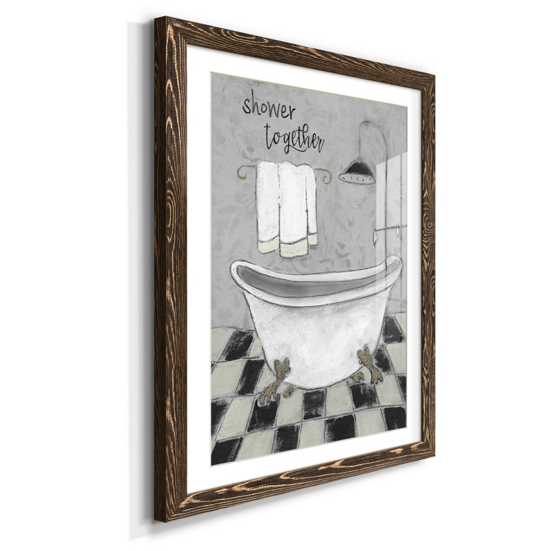 Evenings Edge I - Cadre photo, reproduction d'art sur papier, H 37,5 po x l 27,5 po x P 1,5 po, Noyer
