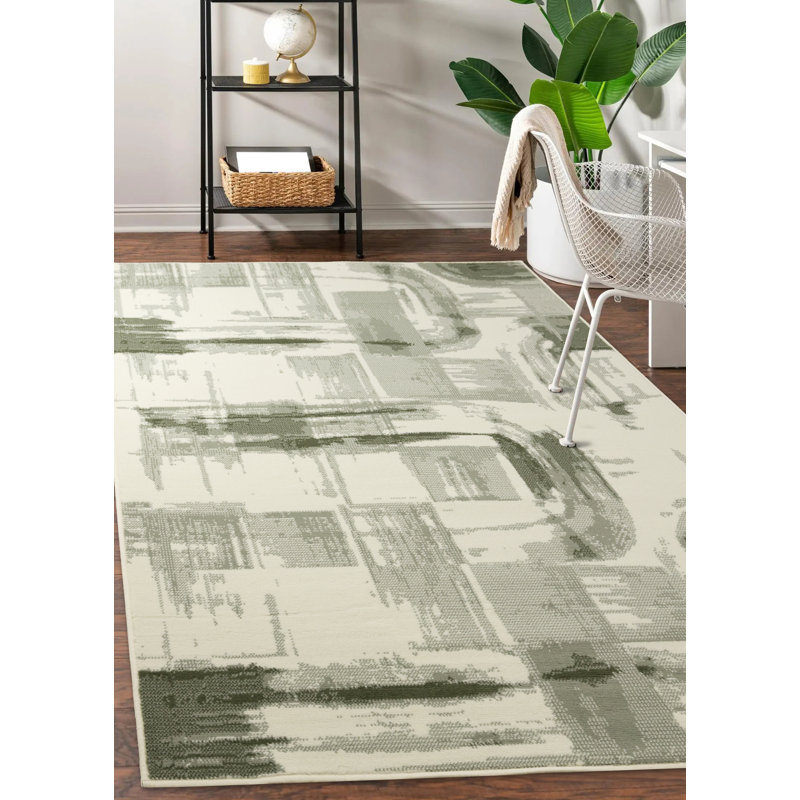 Tapis vert Manzelli, Rectangle 7 pi 9 po x 10 pi 6 po