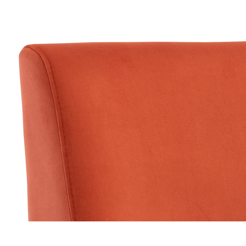 Holly Counter Stool - Abbington Burnt Orange, Counter Stool (26" Seat Height), Light Grey