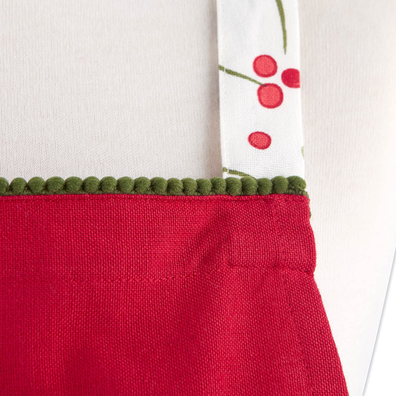 Christmas No Pattern Bib Apron