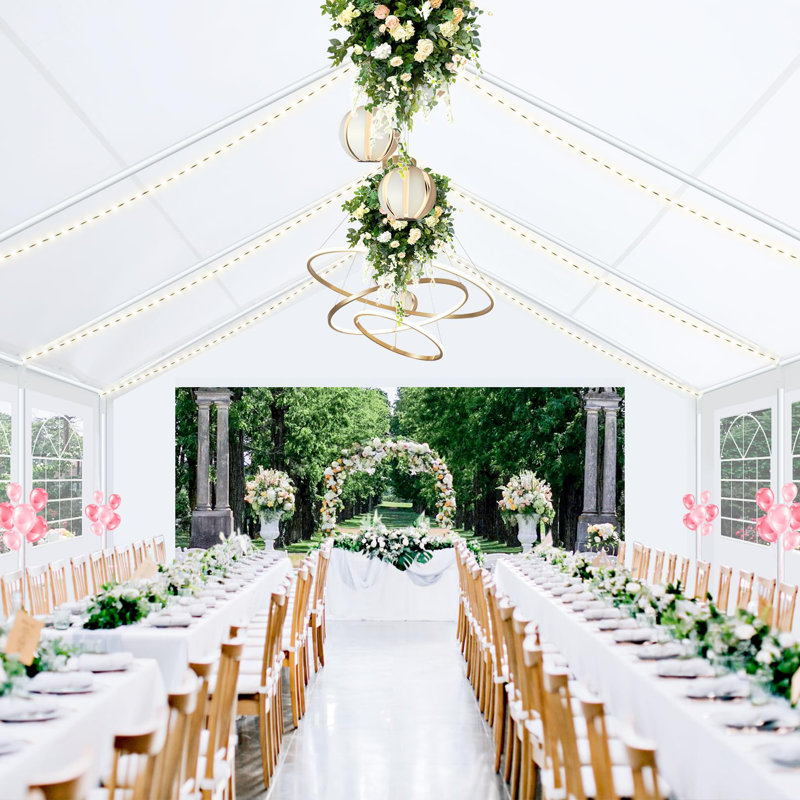  20'Wx20'D Outdoor canopies, Wedding Tent,Party Tent Heavy Duty,Large Canopy Tents for Parties