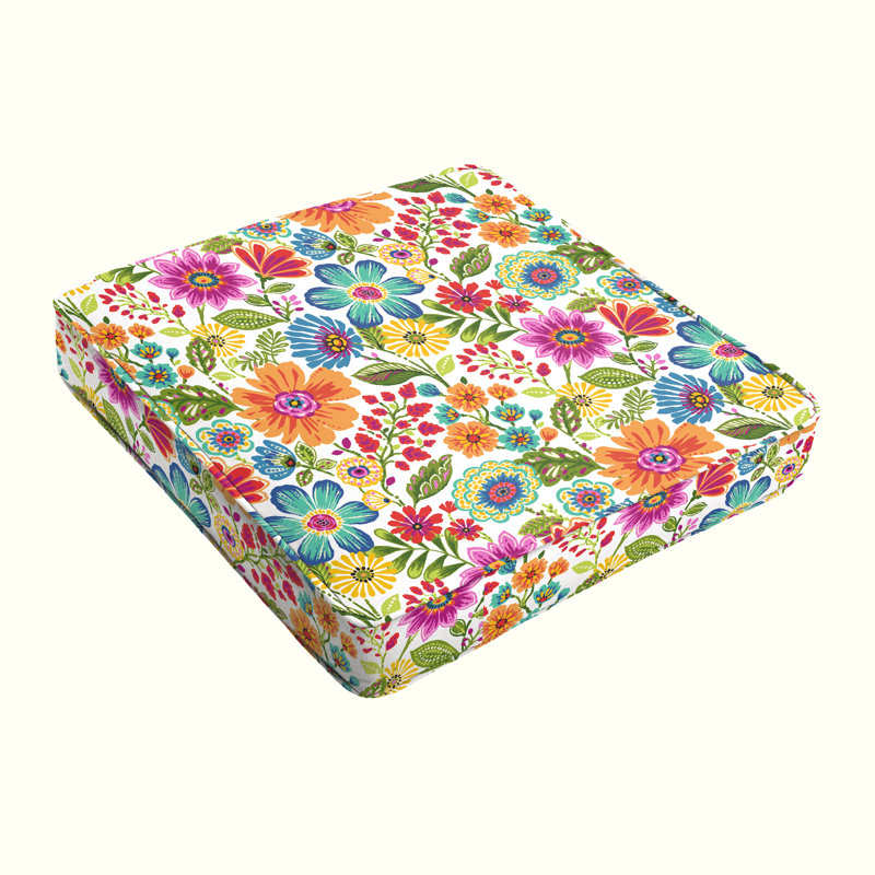 Outdoor Dining Chair Cushion, 3" H x 20" W x 20" D