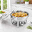 Réchaud rond empilable rond - Serveur de buffet en acier inoxydable à conservation de la chaleur pour les fêtes-1181393666