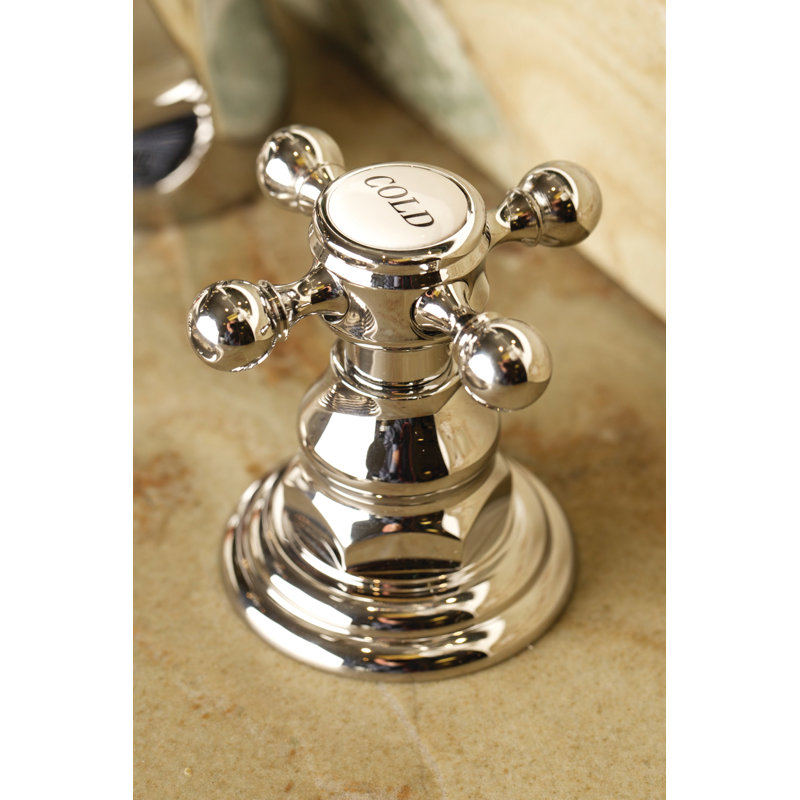 Astor Widespread Bathroom Faucet with Drain Assembly, Polished Chrome
