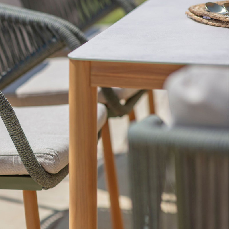 8 - Person Patio Dining Set with Rectangular Table , Cushions Included