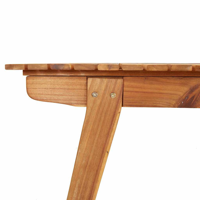 Solid Wood Patio Dining Set Table,