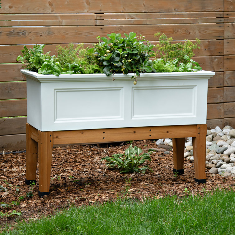 Arvester Resin Window Box Planter with Water Reservoir
