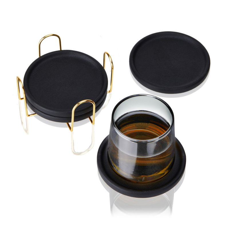 Ensemble de 4 sous-verres en grès