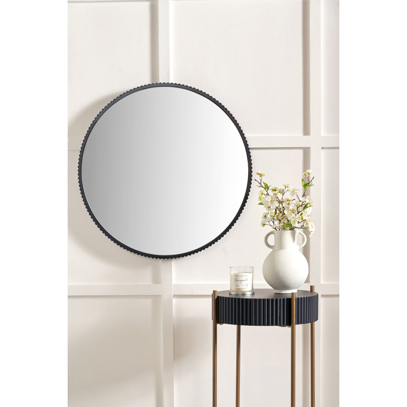 Aluminium Round Wall Mirror