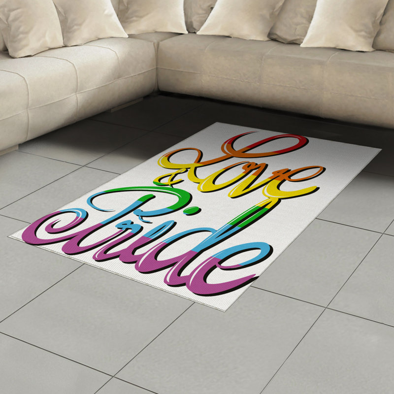 Tapis décoratif Pride, Rectangle— 4 pi x 5 pi 8 po
