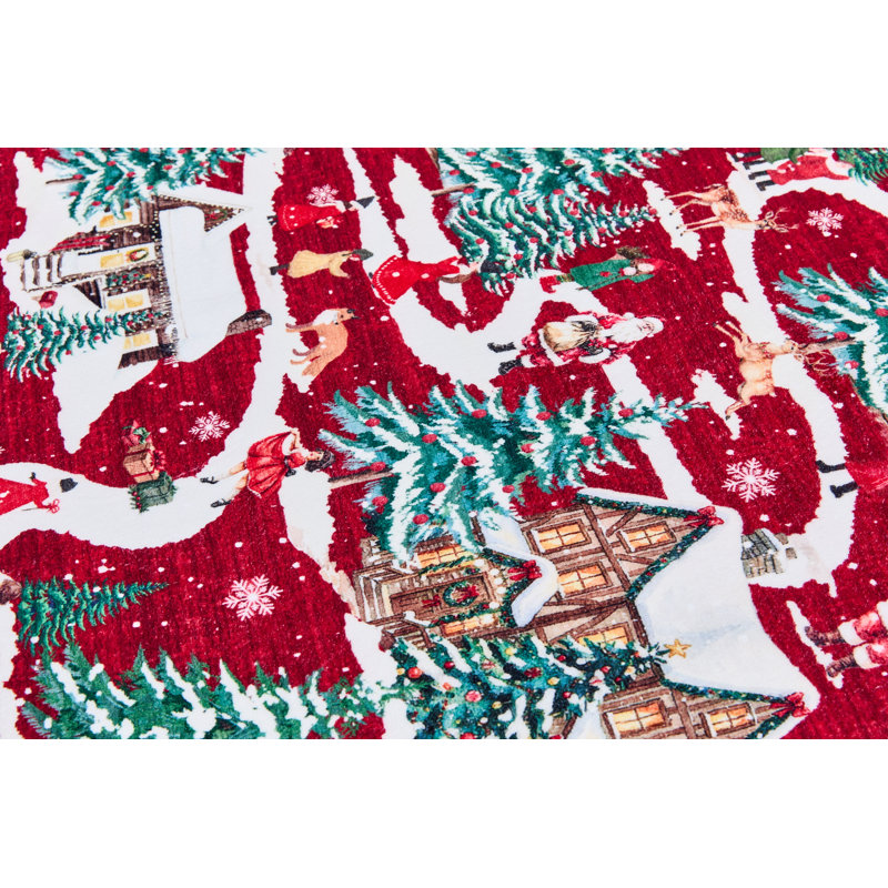 Rectangle Washable Area Rug, 60x100cm