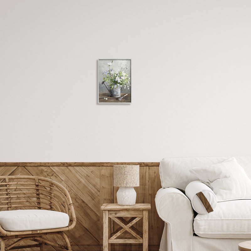 «Stupell Industries Gardening Can Daisy Bouquet», art mural par Danhui Nai, H 14 po x l 11 po x P 1,5 po