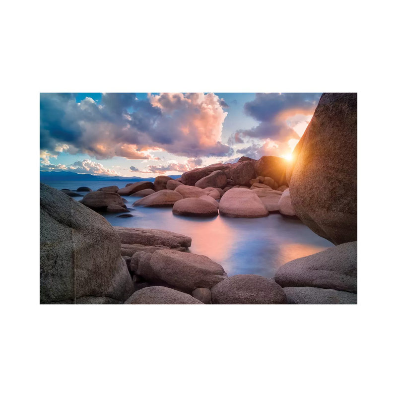 Tahoe Shore I by Dennis Frates - Print on Canvas, 45.72cm H x 66.04cm W x 3.81cm D, Wrapped Canvas