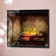Dimplex Revillusion Electric Firebox Herringbone Brick Interior with Front Glass Panel