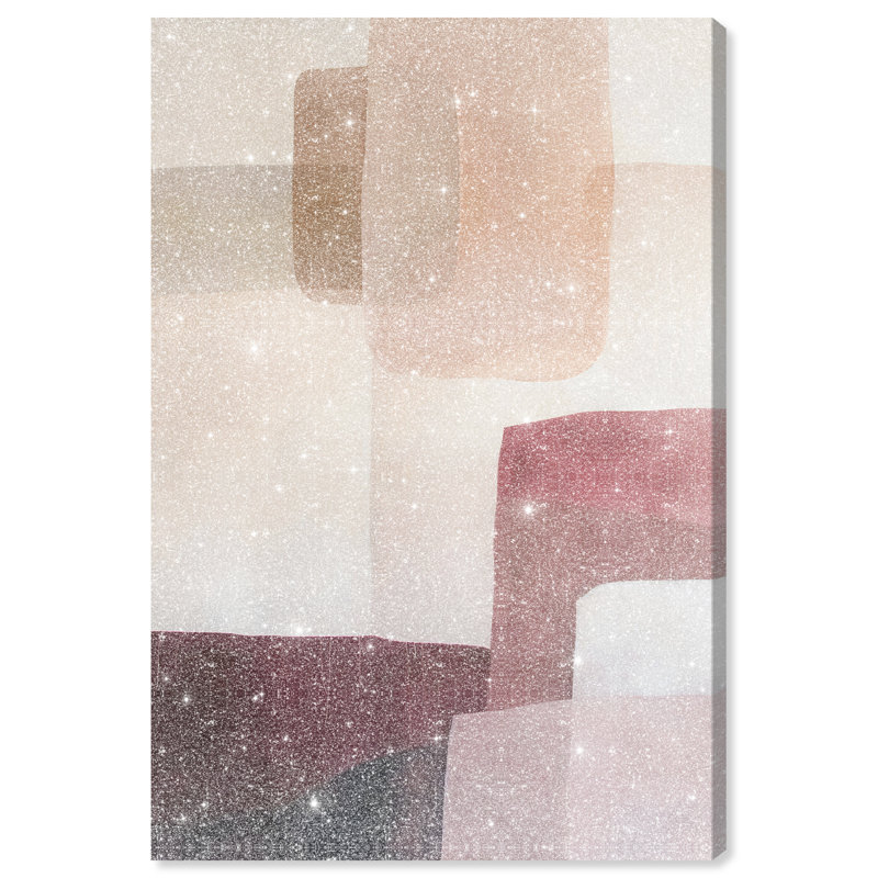 Ruby Dreams I Canvas Abstract Print by Oliver Gal, Black Frame, 10 x 15, 15"H x 10"W, Canvas Unframed