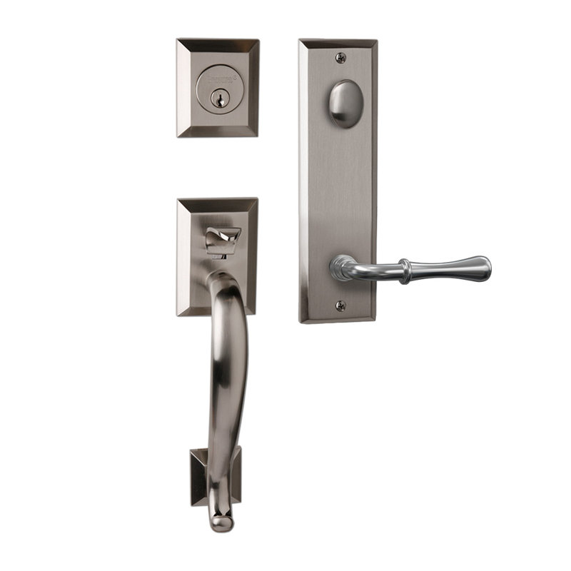 Bravura 913-931 Active Savannah Handleset with Huntsville Lever in Satin Nickel - R, Satin Nickel, Right