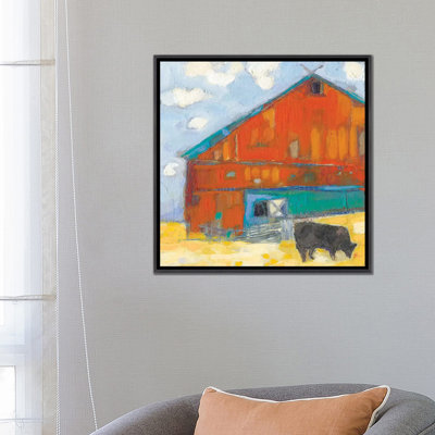 Schullsburg Barn by Sue Jachimiec - Painting Print