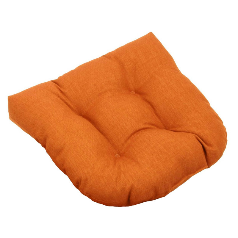 Outdoor 5'' Seat Cushion, Tangerine Dream