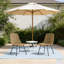 Chaise de patio en rotin