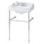 Cheviot Products Essex 24" Console Bathroom Sink with Overflow & Metal Base-1627047875-1627047885