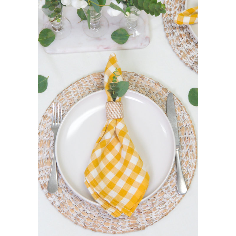Alessandro Linen Square Napkins, Sky