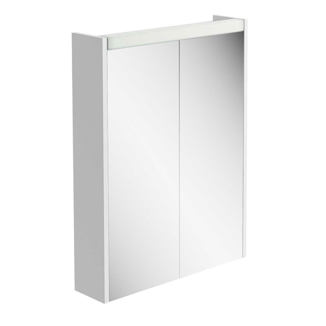 55 cm x 73 cm Spiegelschrank Benta mit LED Beleuchtung