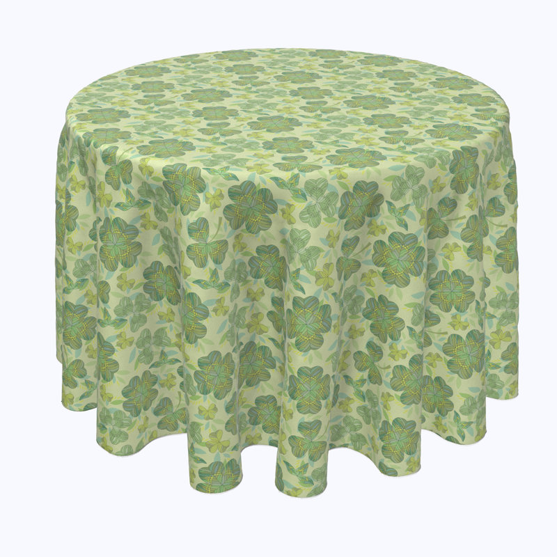 Hillsg Botanical Celtic Tablecloth, 90" L x 90" W